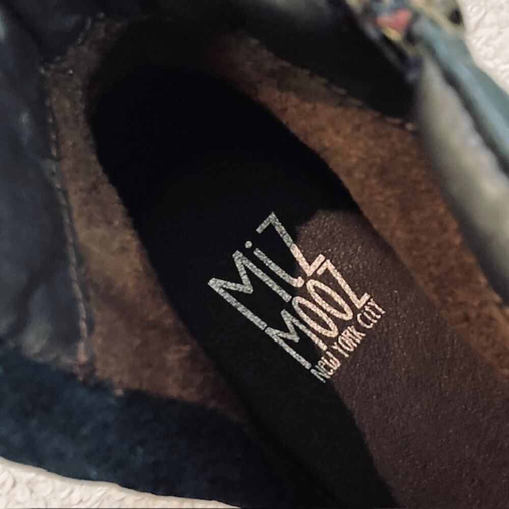 Miz Mooz $160 Womens Size 38 US 7.5-8 Pleasant Blue Ankle Comfort Boots Booties - Picture 10 of 13
